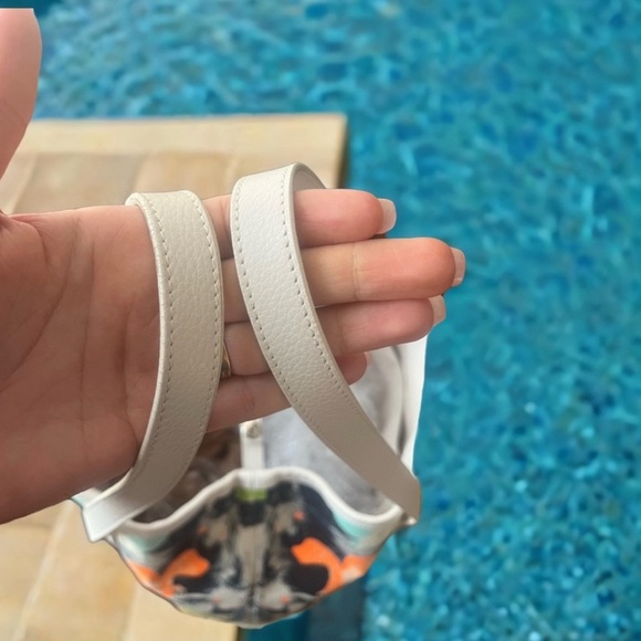 Jimmy Choo Sara Canvas Orchid Tote Bag LIKE NEW! - Picture 7 of 13